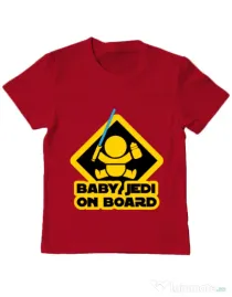 Tricou ADLER copil Baby Jedi Rosu