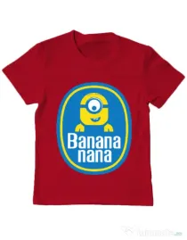 Tricou ADLER copil Bananana Rosu