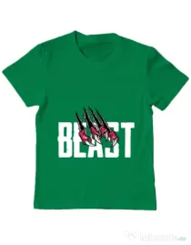 Tricou ADLER copil Beast Verde mediu
