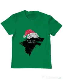 Tricou ADLER copil Christmas is coming Verde mediu