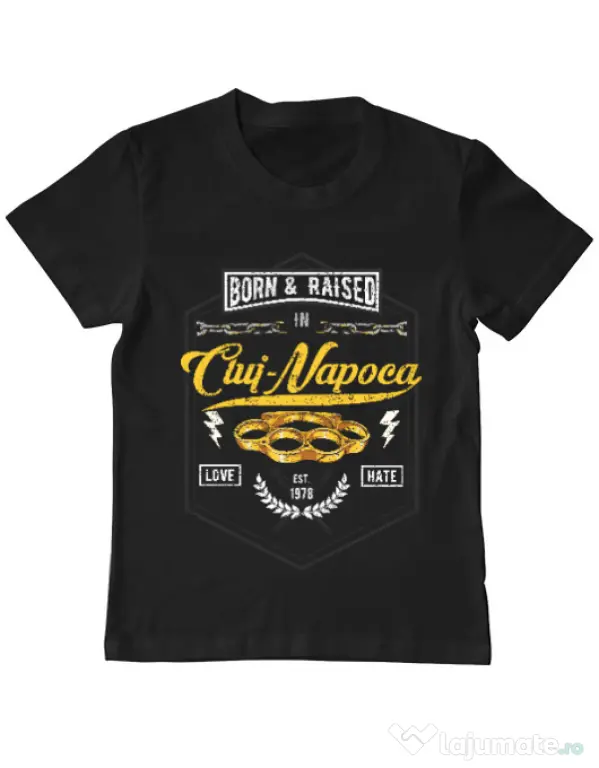 Tricou ADLER copil Cluj Napoca Negru