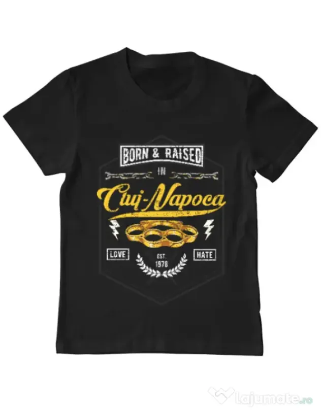 Tricou ADLER copil Cluj Napoca Negru