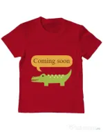 Tricou ADLER copil Coming soon Rosu