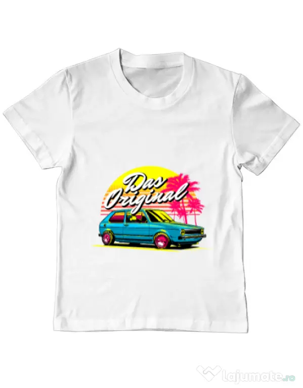 Tricou ADLER copil Das original Alb