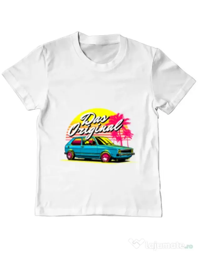 Tricou ADLER copil Das original Alb