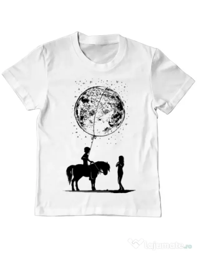 Tricou ADLER copil Din alta lume Alb