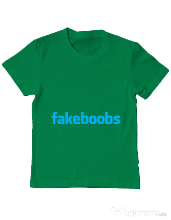 Tricou ADLER copil Fakeboobs Verde mediu