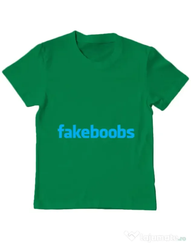 Tricou ADLER copil Fakeboobs Verde mediu