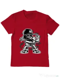 Tricou ADLER copil Fighter Rosu