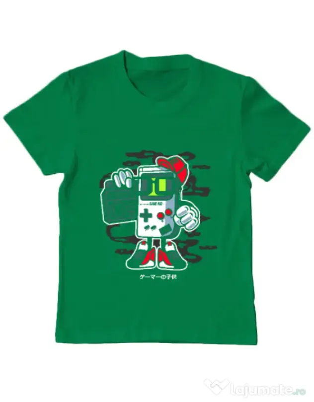 Tricou ADLER copil Game Kid Verde mediu