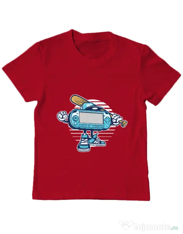 Tricou ADLER copil Game On Rosu
