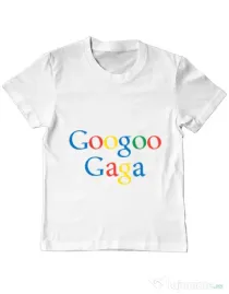 Tricou ADLER copil Googoo Gaga Alb