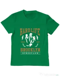 Tricou ADLER copil Hard Life Verde mediu