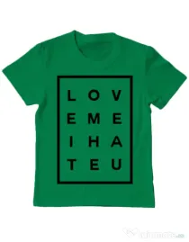 Tricou ADLER copil Hate u Verde mediu