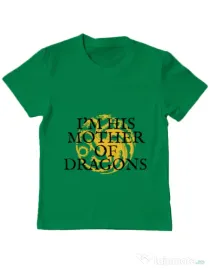 Tricou ADLER copil His mother of dragons Verde mediu