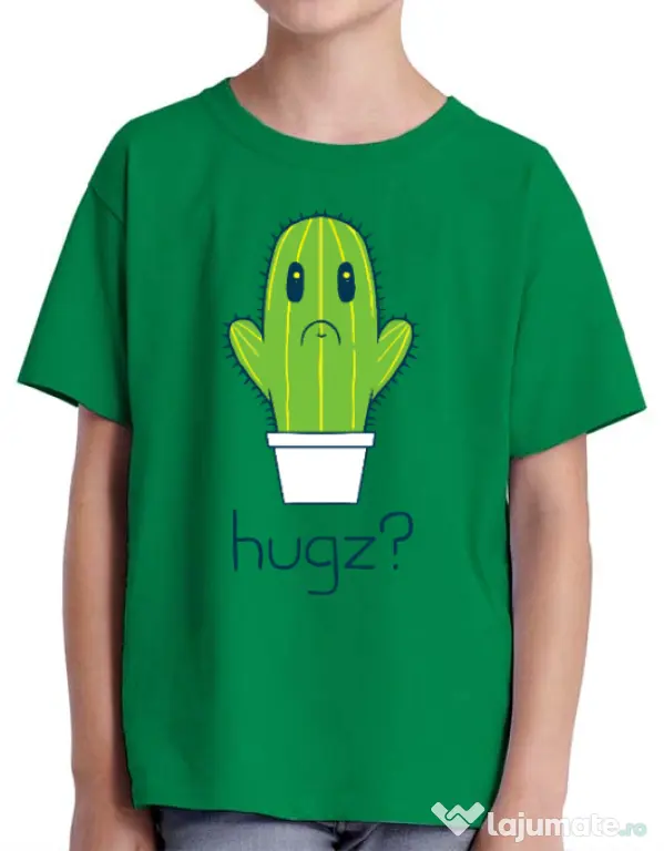 Tricou ADLER copil Hugz Verde mediu