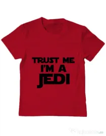 Tricou ADLER copil I am a jedi Rosu