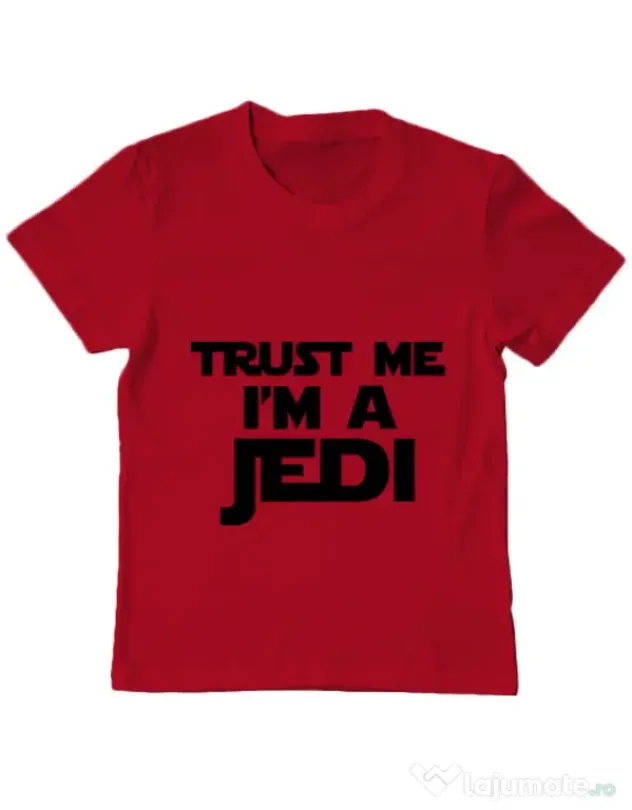 Tricou ADLER copil I am a jedi Rosu