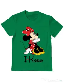 Tricou ADLER copil I know Verde mediu