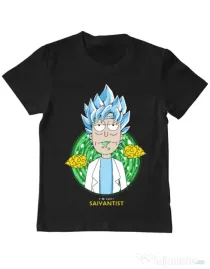Tricou ADLER copil I'm just saiyantist Negru