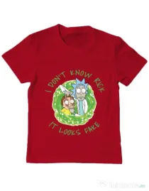 Tricou ADLER copil It looks fake Rosu