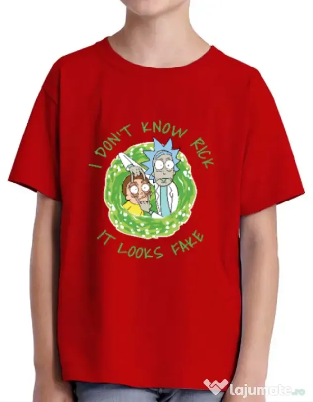 Tricou ADLER copil It looks fake Rosu