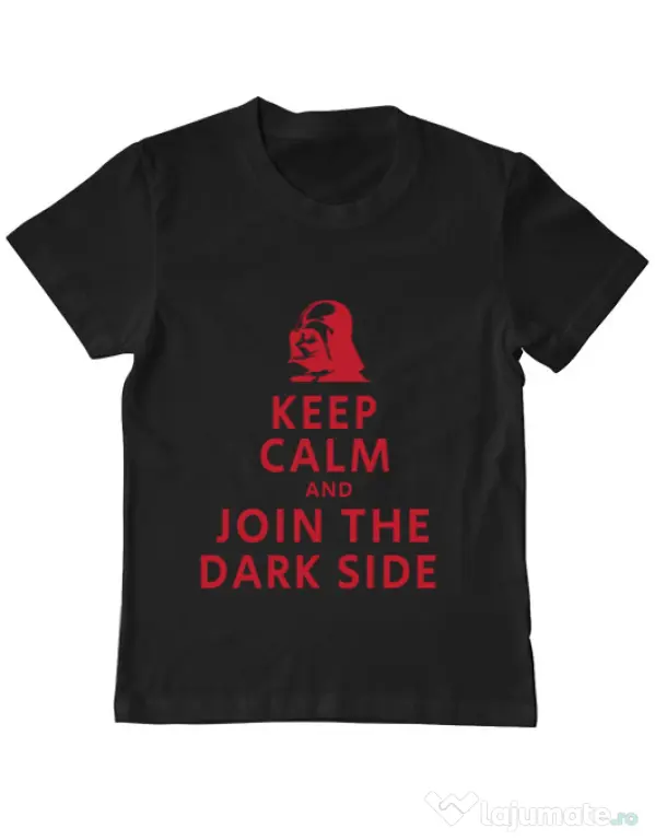 Tricou ADLER copil Join the darkside Negru