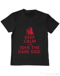Tricou ADLER copil Join the darkside Negru