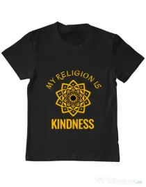 Tricou ADLER copil Kindness Negru