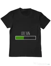 Tricou ADLER copil Life Negru