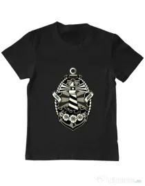 Tricou ADLER copil Lighthouse Negru