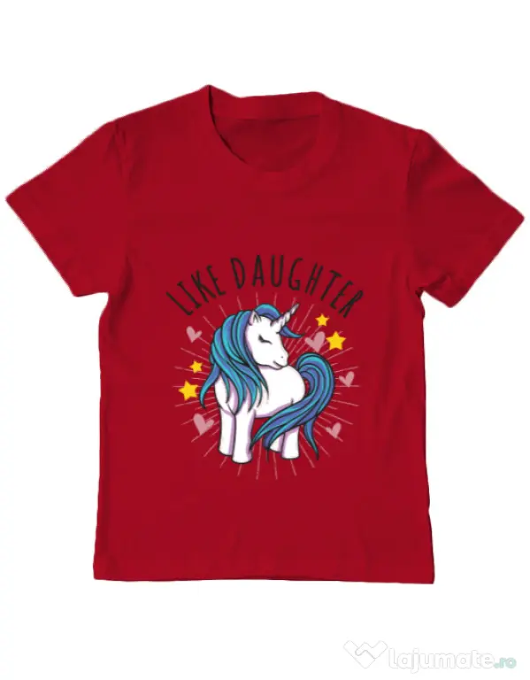 Tricou ADLER copil Like daughter Rosu