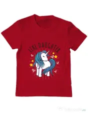 Tricou ADLER copil Like daughter Rosu 