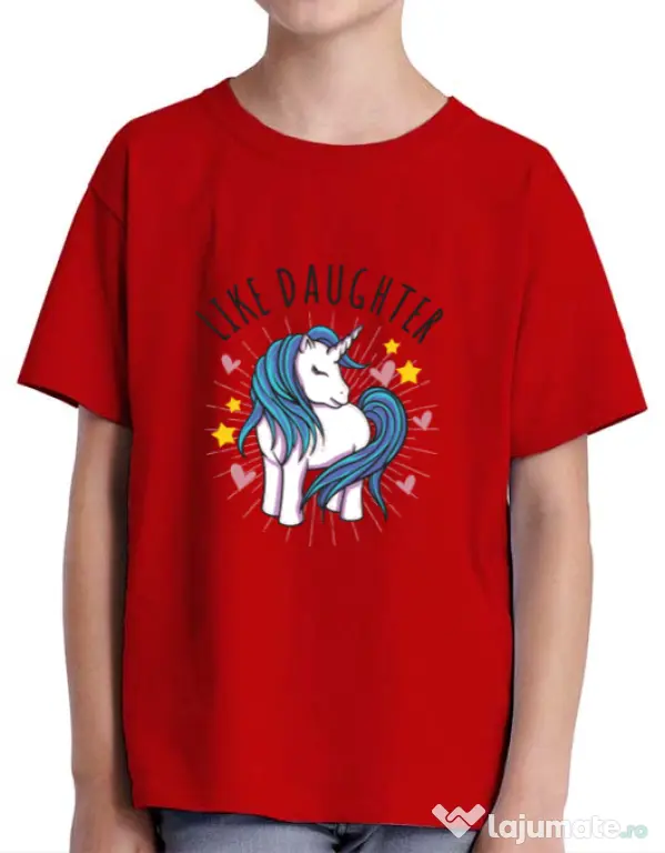 Tricou ADLER copil Like daughter Rosu