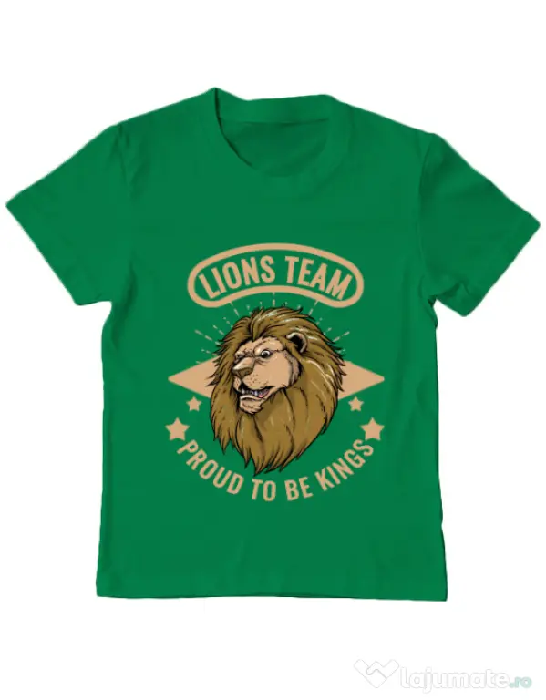 Tricou ADLER copil Lions team Verde mediu
