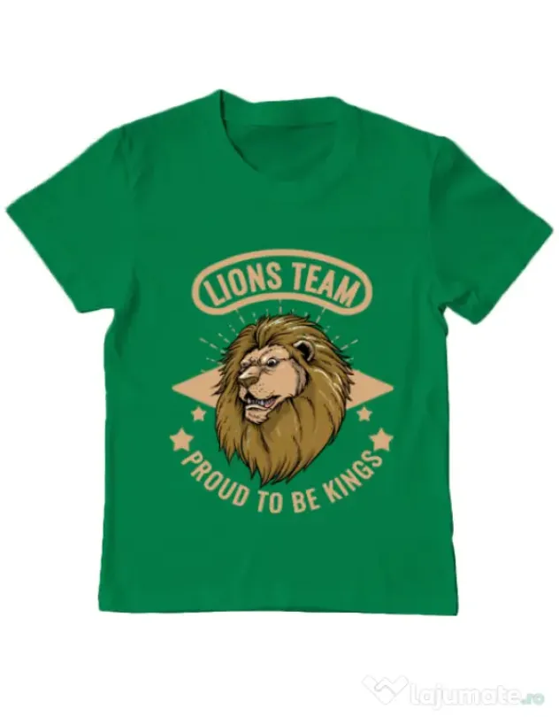 Tricou ADLER copil Lions team Verde mediu