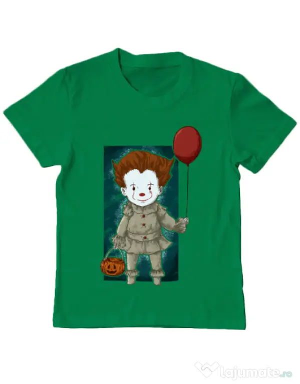 Tricou ADLER copil Little clown Verde mediu