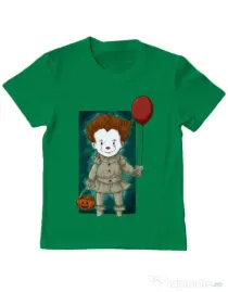Tricou ADLER copil Little clown Verde mediu