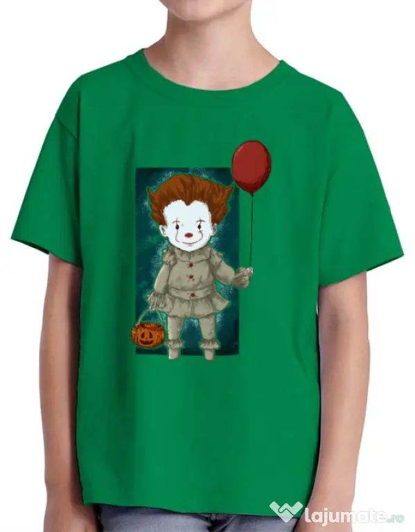 Tricou ADLER copil Little clown Verde mediu