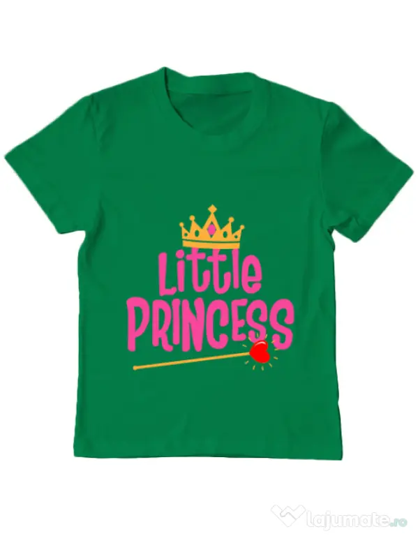 Tricou ADLER copil Little Princess Verde mediu