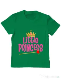 Tricou ADLER copil Little Princess Verde mediu