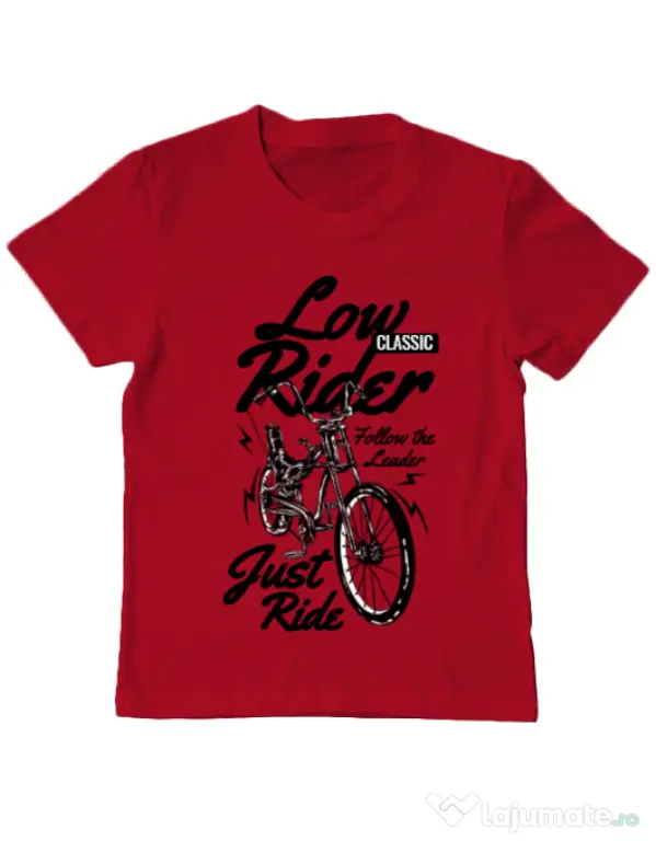 Tricou ADLER copil Lowrider Rosu