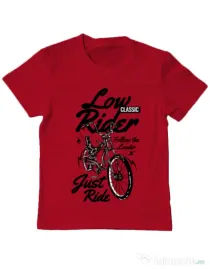 Tricou ADLER copil Lowrider Rosu