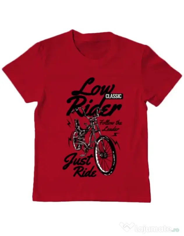 Tricou ADLER copil Lowrider Rosu