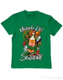 Tricou ADLER copil Mirada Del Serpiente Verde mediu