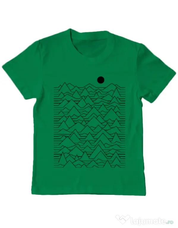 Tricou ADLER copil Mountains Verde mediu