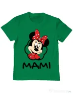 Tricou ADLER copil Mouse mommy Verde mediu