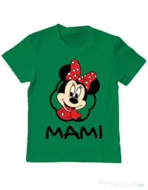 Tricou ADLER copil Mouse mommy Verde mediu