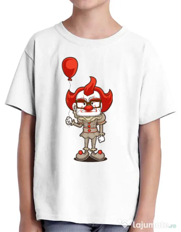 Tricou ADLER copil NICE CLOWN Alb