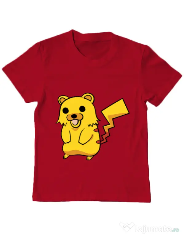 Tricou ADLER copil Pika Pika Rosu